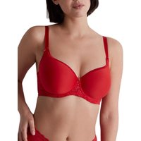 Aubade Women's Rosessence Care Spacer T-Shirt Bra in Red | Size: 36B