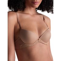 Aubade Women's Sheer Emotion Push-Up Bra in Nude | Size: 36C