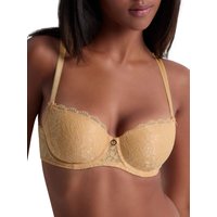 Aubade Women's Rosessence Care Half Cup Bra in Yellow | Size: 30G