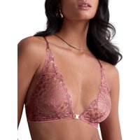 Aubade Women's Crazy In Love Triangle Bralette in Pink | Size: 14