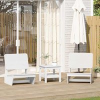 Garden Chairs 2 pcs 60x64x70.5 cm Solid Wood Pine