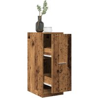 Apothecary Cabinet Old Wood 30x41x77.5 cm Engineered Wood