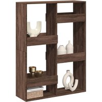 Berkfield Home Room Divider Brown Oak 100x33x135 cm Engineered Wood | Size: 100 x 33 x 135 cm