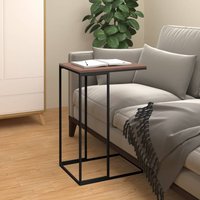 Berkfield Home Side Table Black 40x30x59 cm Engineered Wood | Size: 40 x 30 x 59 cm