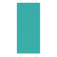 Berkfield Home Pleated Blind Petrol Green 85x200 cm Fabric Width 84.4 cm Polyester