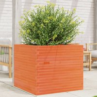 Garden Planter Wax 80x80x68.5 cm Solid Wood Pine
