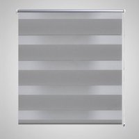 Berkfield Home Zebra Blind 100 x 175 cm Grey