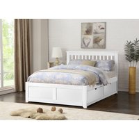 Pentre Hardwood Fixed Drawer Bed Frame King