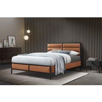 Marford PU Metal Bed Frame King