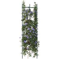 Berkfield Home Tomato Cages 4 pcs 116 cm Steel & PP in Green