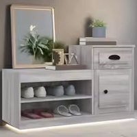 Shoe Cabinet Wood Storage Organiser