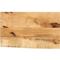 Berkfield Home Table Top 40x30x2.5 cm Live Edge Solid Wood Rough Mango in Brown
