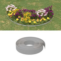 Berkfield Home Garden Edgings 3 pcs Grey 10 m 10 cm Polyethylene