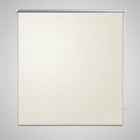 Berkfield Home Roller blind blackout 140 x 230 cm Off-white in White