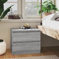 Bed Cabinets 2 pcs Sonoma 50x39x43.5 cm Engineered Wood