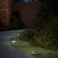 Solar Ground Lights Ground Spikes Outdoor 12 pcs Warm White