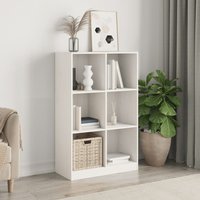 Berkfield Home Bookcase White 70x33x110 cm Solid Wood Pine | Size: 70 x 33 x 110 cm