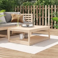 Berkfield Home Garden Table 121x82.5x45 cm Solid Wood Pine in Brown