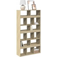 Berkfield Home Bookcase Sonoma Oak 100x33x187.5 cm Engineered Wood in Brown
