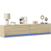TV Wall Cabinet LED Sonoma Oak 180x31x38 cm x 31 x 38 cm