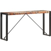 Berkfield Home Console Table 150x35x76 cm Solid Reclaimed Wood in Brown | Size: 150 x 35 x 76 cm