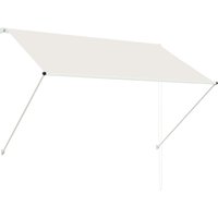 Berkfield Home Retractable Awning 200x150 cm Cream in Beige