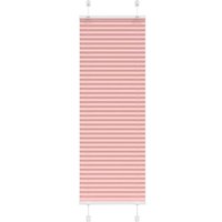 Berkfield Home Pleated Blind Pink 40x150 cm Fabric Width 39.4 cm Polyester