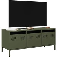 TV Cabinet Olive Green 101.5x39x43.5 cm Cold rolled Steel