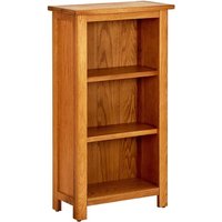 Berkfield Home Bookcase 45x22.5x82 cm Solid Oak Wood in Brown