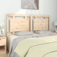 Berkfield Home Bed Headboard 155.5x4x100 cm Solid Pine Wood in Brown
