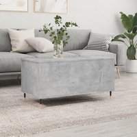 Berkfield Home Coffee Table Concrete Grey 90x44.5x45 cm Engineered Wood