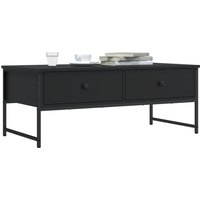 Berkfield Home Coffee Table Black 101x49x39.5 cm Engineered Wood