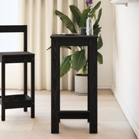 Berkfield Home Bar Table Black oak Engineered Wood 51x50x103, 5 cm