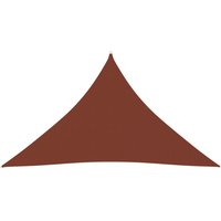 Sunshade Sail Oxford Fabric Triangular 4x4x5.8 m Terracotta