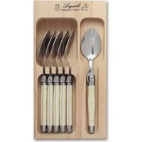 6 Piece Teaspoon Set Wooden Tray