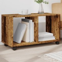 Berkfield Home vidaXL Rolling Cabinet Old Wood 72x33x42.5 cm Engineered Wood in Brown