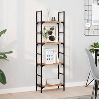 Berkfield Home Floating Shelf 60x20x2 cm Oil Finished Solid Wood Acacia in Brown | Size: 60 x 20 x 2 cm