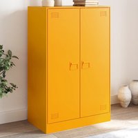 Sideboard Mustard 67x39x107 cm Steel x 39 x 107 cm