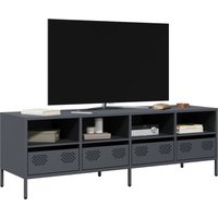 TV Cabinet Anthracite 135x39x43.5 cm Cold rolled Steel