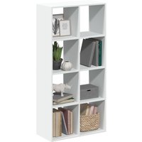 Berkfield Home Room Divider Bookcase White 69.5x29x137.5 cm Engineered Wood