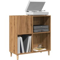 Record Cabinet Artisan Oak 84.5x38x89 cm Engineered Wood