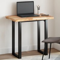 Berkfield Home Table Top Rectangular 100x50x4 cm Solid Wood Acacia in Brown | Size: 100 x 50 x 4 cm