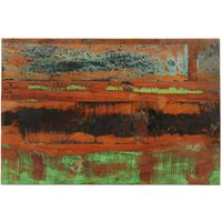 Berkfield Home Rectangular Table Top 60x90 cm 15-16 mm Solid Reclaimed Wood