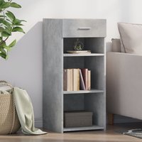 Sideboard Concrete 40x42.5x93 cm Engineered Wood