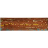 Berkfield Home Table Top 110x20x3.8 cm Rectangular Solid Wood Reclaimed in Brown