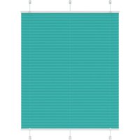 Pleated Blind Petrol 105x150 cm Fabric Width 104.4 cm Polyester