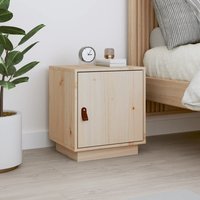 Bedside Cabinet 40x34x45 cm Solid Wood Pine x 34 x 45 cm
