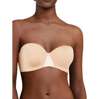 Chantelle Women's Essentiall Bandeau T-Shirt Bra in Nude | Size: 34A