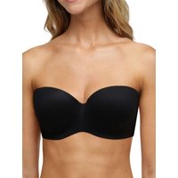 Chantelle Women's Easy Feel Norah Bandeau T-Shirt Bra in Black | Size: 38DD