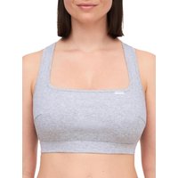 Chantelle Women's Cotton Comfort Bralette in Grey | Size: 16